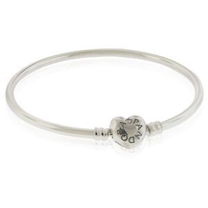 PANDORA Moments Silver Bangle Bracelet -